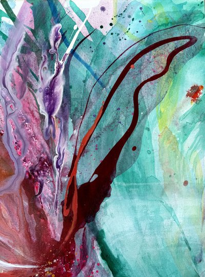 Un vibrante torrente floral de Anna Viklund