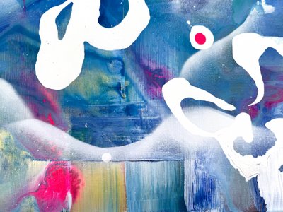 Abstracto fluido y vibrante de Anna Viklund