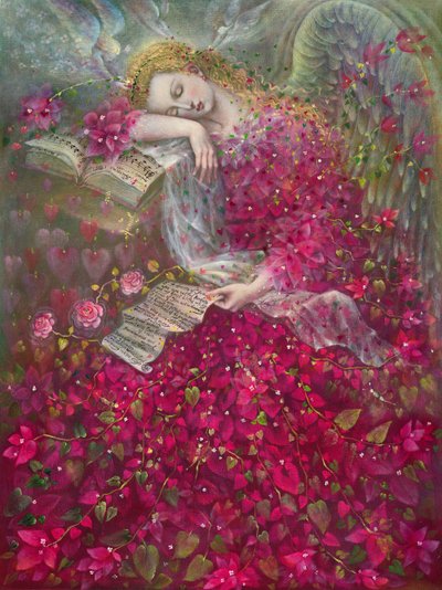 Sueño contigo, 2018 (óleo sobre lino belga) de Annael Anelia Pavlova