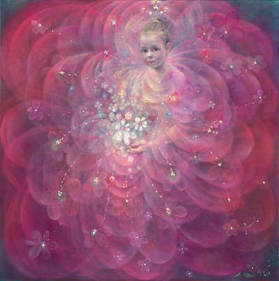 La flor de la infancia, 2014 (óleo sobre lino belga) de Annael Anelia Pavlova