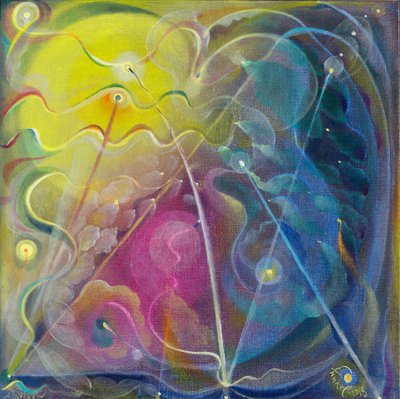 Donde acaban mis pensamientos, 2018 (óleo sobre lino belga) de Annael Anelia Pavlova