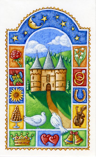 Chateau, 2016 (gouache) de Annalisa Morrocco