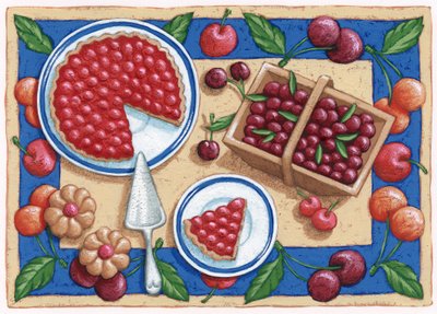 Tarta de cerezas de Annalisa Morrocco