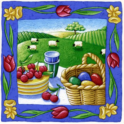 Cuatro estaciones, primavera, 2015 (gouache) de Annalisa Morrocco