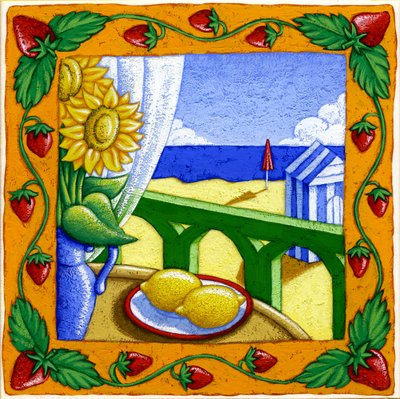 Cuatro estaciones, verano, 2015 (gouache) de Annalisa Morrocco