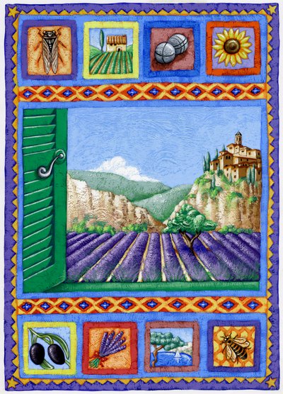 Provenza, 2015 (gouache) de Annalisa Morrocco