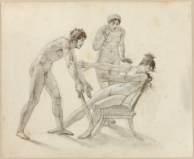 Hermione Rechazando a Orestes de Anne-Louis Girodet de Roucy-Trioson