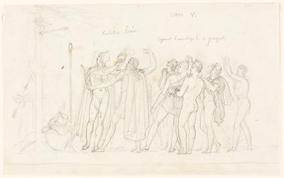 El concurso de tiro con arco, del libro V de la Eneida de Anne-Louis Girodet de Roucy-Trioson