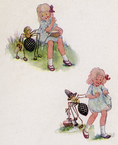 Rima infantil: La pequeña Miss Muffet de Anne (after) Anderson