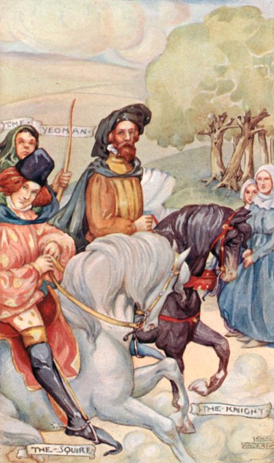 Caballero y hijo de Anne Anderson