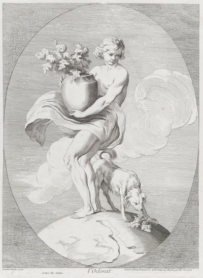 Olor, 1730-65 de Anne Claude Philippe de Caylus, Etienne Fessard