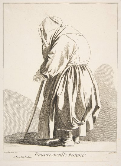 Una pobre anciana, 1742 de Anne Claude Philippe de Caylus