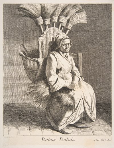 Vendedor de escobas de Anne Claude Philippe de Caylus