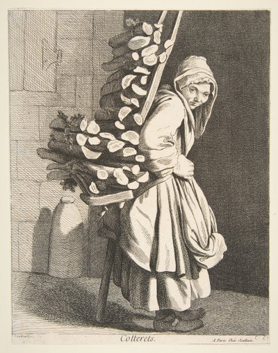 Vendedor de leña atada, 1746 de Anne Claude Philippe de Caylus