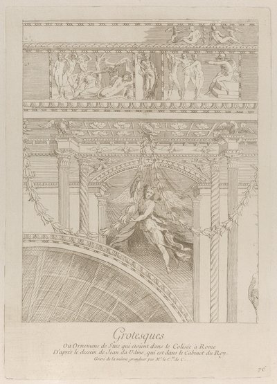 Grotescos (detalle) de Anne Claude Philippe de Caylus