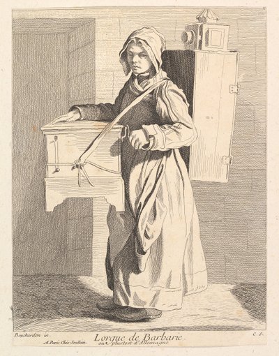 Organillero, 1737 de Anne Claude Philippe de Caylus