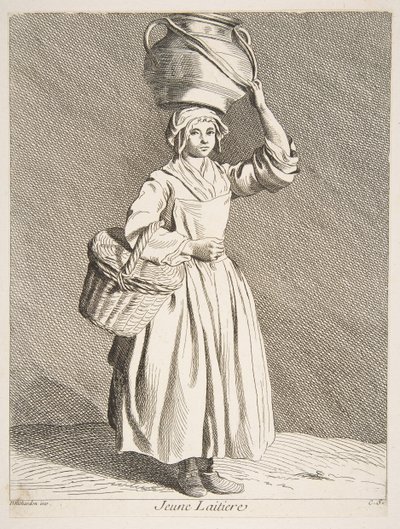 Joven lechera de Anne Claude Philippe de Caylus