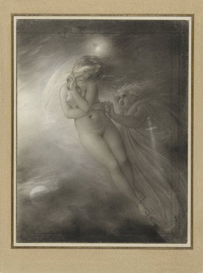 Los fantasmas de Malvina y Oscar de Anne Louis Girodet Trioson