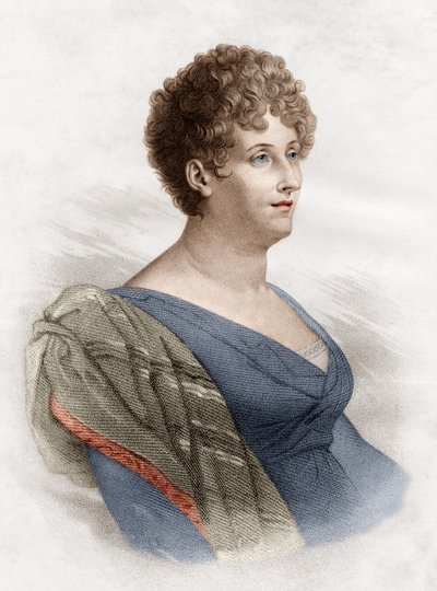 Constance de Salm, también conocida como Constance Pipenet, mujer de letras de Anne Louis Girodet de Roucy Trioson