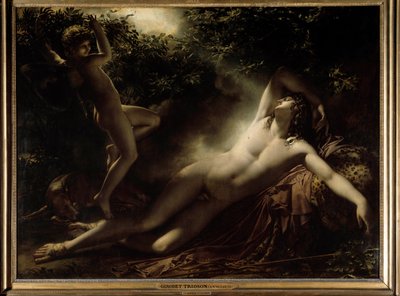El sueño de Endimión o Endimión, efecto de la luna de Anne Louis Girodet de Roucy Trioson