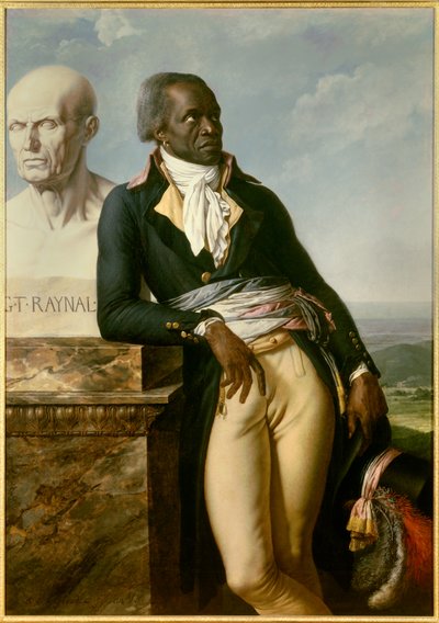 Revolución Francesa: Retrato de Jean Baptiste Belley, Diputado de Santo Domingo en la Convención (1747-1805). Pintura de Anne Louis Girodet de Roucy-Trioson de Anne Louis Girodet de Roucy Trioson