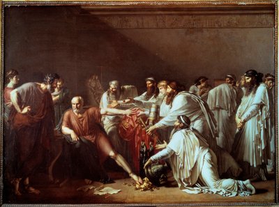 Hipócrates rechazando los regalos de Artajerjes de Anne Louis Girodet de Roucy Trioson