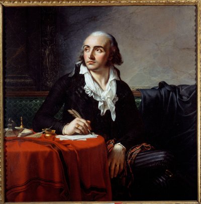 Retrato de Giuseppe Fravega (1763-1833) revolucionario italiano de Anne Louis Girodet de Roucy Trioson