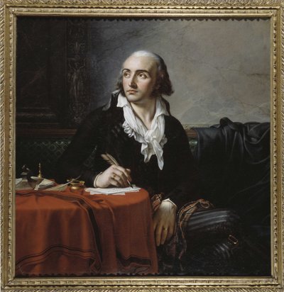 Retrato de Giuseppe Fravega, Revolucionario Italiano de Anne Louis Girodet de Roucy Trioson