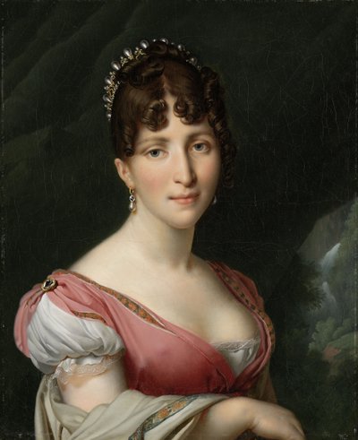 Retrato de Hortense de Beauharnais, Reina de Holanda, 1805-9 de Anne Louis Girodet de Roucy Trioson