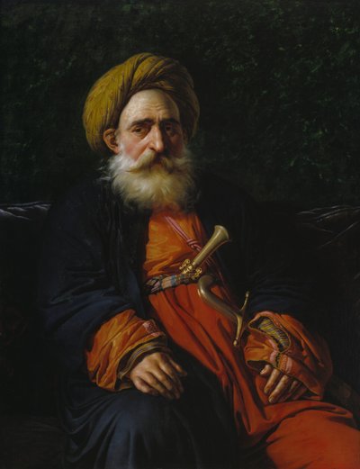 Retrato del Katchef Dahouth, Mameluco cristiano, 1804 de Anne Louis Girodet de Roucy Trioson