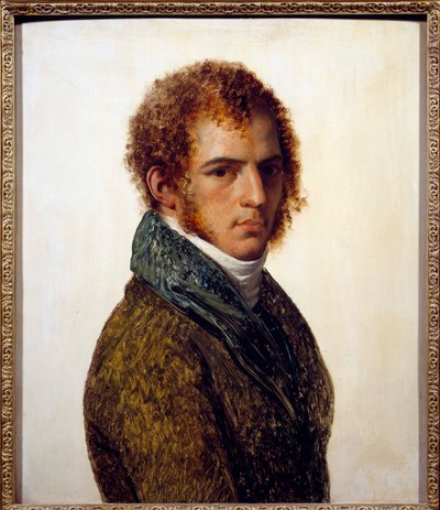 Retrato del pintor Benjamin Rolland de Anne Louis Girodet de Roucy Trioson