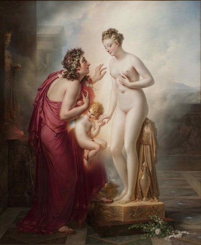 Pigmalión y Galatea de Anne Louis Girodet de Roucy Trioson