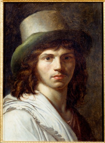 Autorretrato. Pintura de Anne Louis Girodet de Roucy-Trioson de Anne Louis Girodet de Roucy Trioson