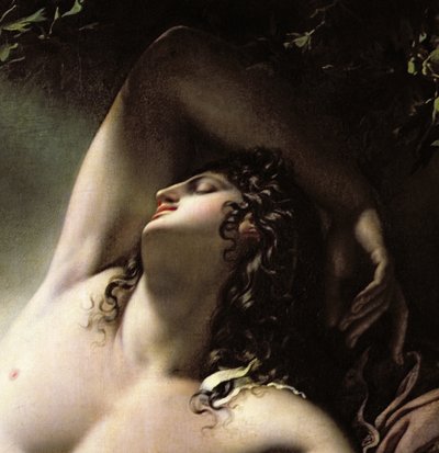 El sueño de Endimión, 1791 (detalle) de Anne Louis Girodet de Roucy Trioson