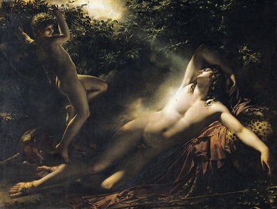 El sueño de Endimión, 1791 de Anne Louis Girodet de Roucy Trioson