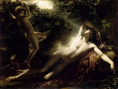 El sueño de Endimión, 1791 de Anne Louis Girodet de Roucy Trioson