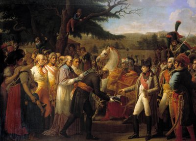 La entrega de las llaves de Viena a Napoleón I (1769-1821) de Anne Louis Girodet de Roucy Trioson
