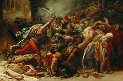 Boceto para La Revuelta de El Cairo de Anne Louis Girodet de Roussy Trioson