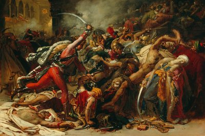 Boceto para La Revuelta de El Cairo de Anne Louis Girodet de Roussy Trioson