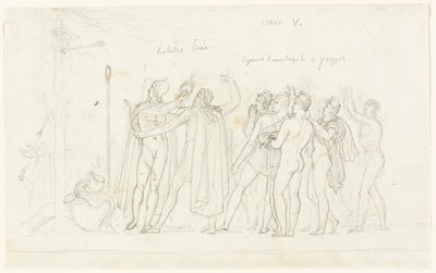 El concurso de tiro con arco, del libro V de la Eneida de Anne Louis Girodet de Roussy Trioson