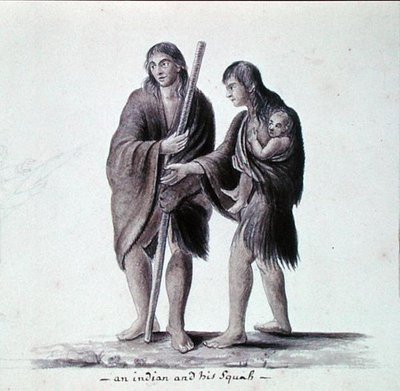 Un indio y su esposa de Anne Marguerite Hyde de Neuville