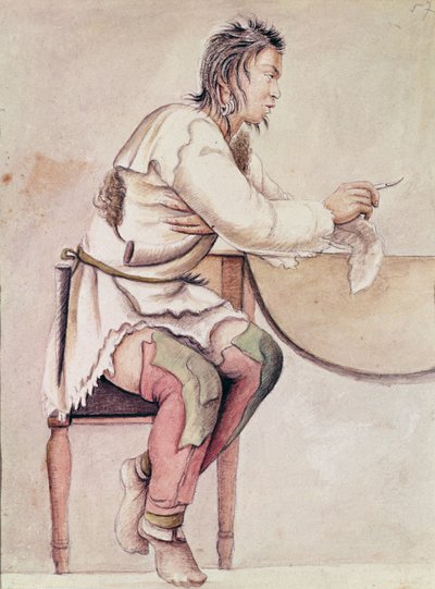 Retrato de un indio (Red Jacket) de Anne Marguerite Hyde de Neuville
