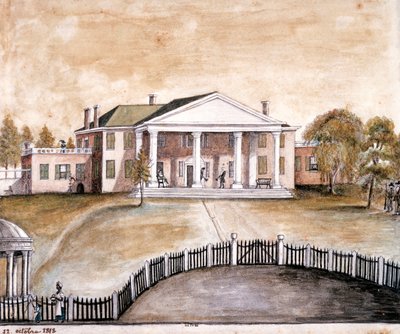 Casa del Presidente James Madison en Montpelier, Virginia de Anne Marguerite Hyde de Neuville