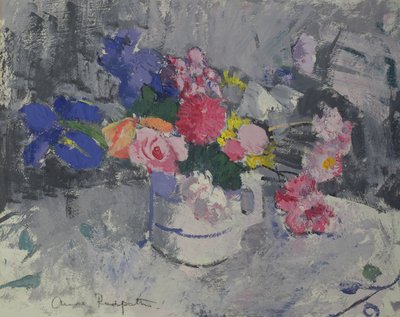 Flores de verano, c.1942 (óleo sobre tabla) de Anne Redpath