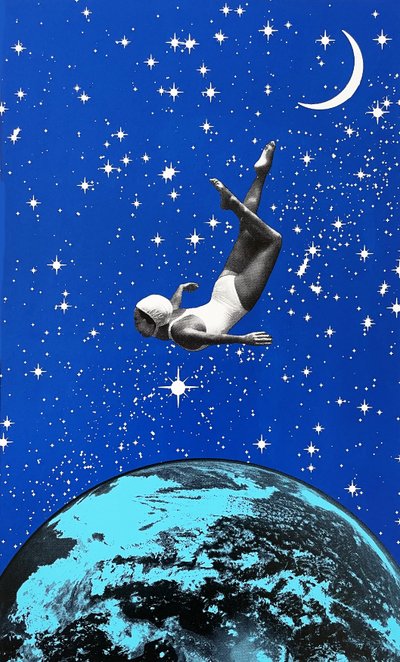 Weightless, 2022 (serigrafía) de Anne Storno