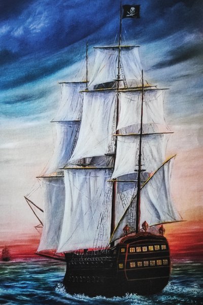 El barco pirata del crepúsculo de Annette Armitage