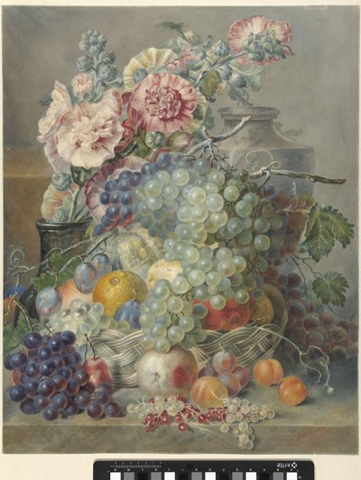 Bodegón con frutas y flores de Annette Reijerman