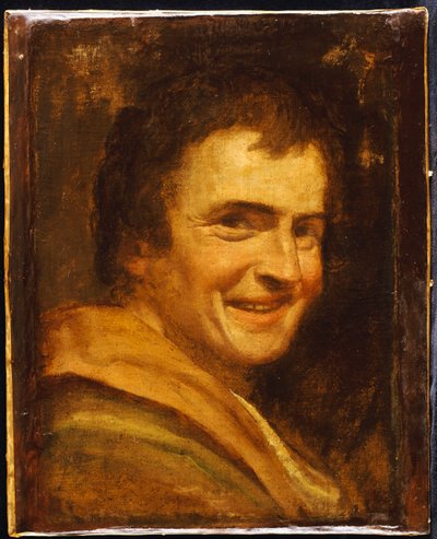 Un Joven Sonriente de Annibale Carracci