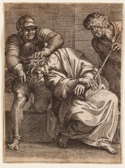 Cristo coronado de espinas de Annibale Carracci