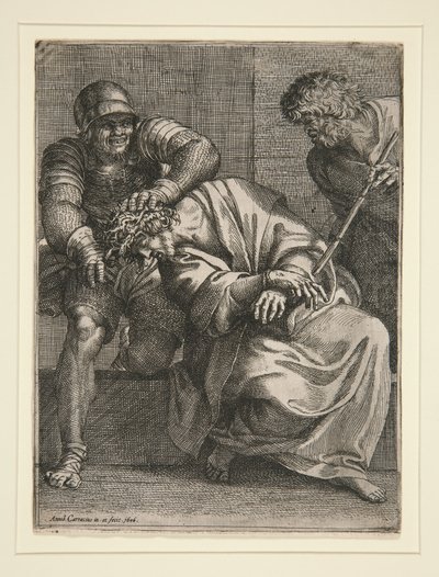 Cristo coronado de espinas de Annibale Carracci